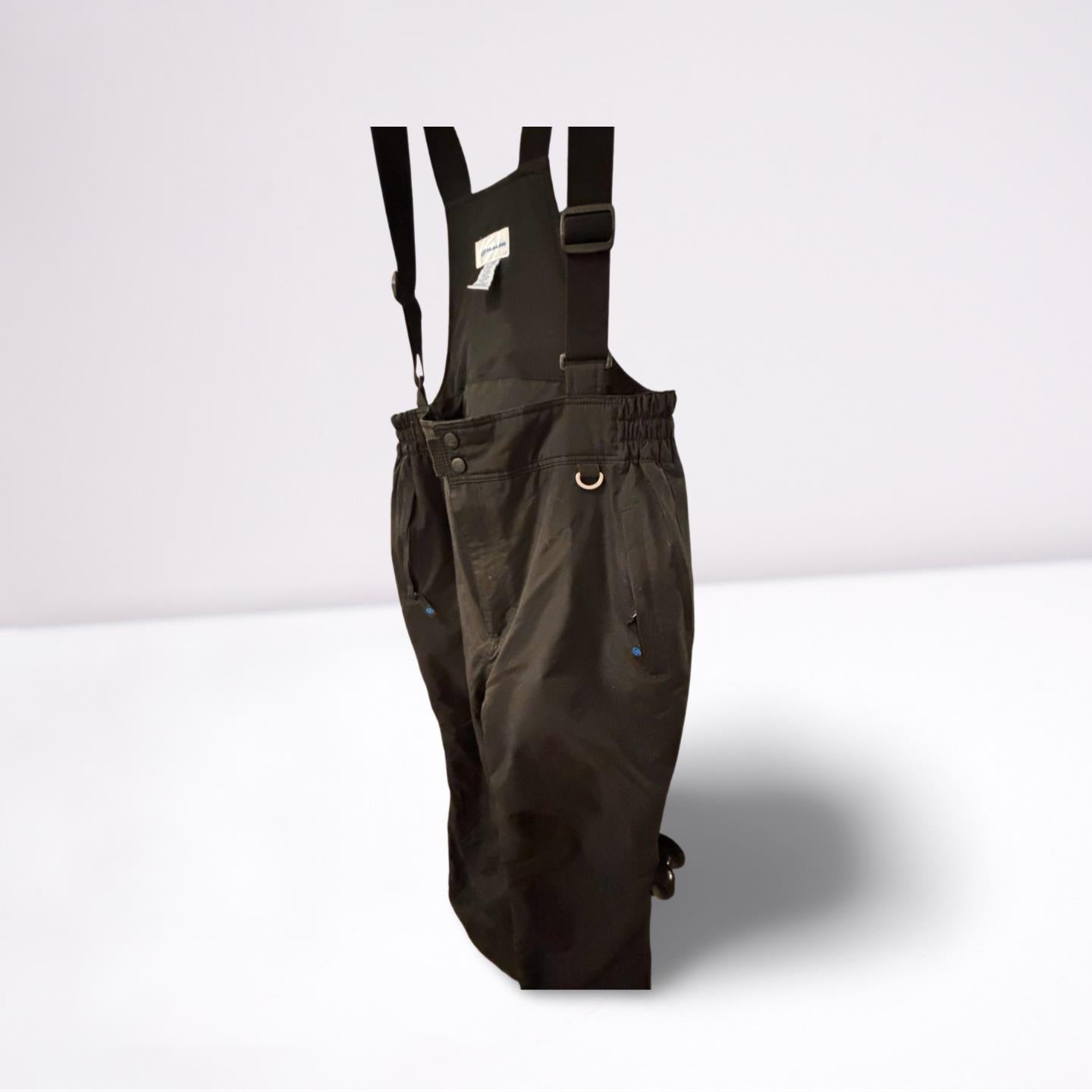 SLALOM Snow Pants Overalls Women's Sz X-Large Insulated Ski Snowboard Black XL