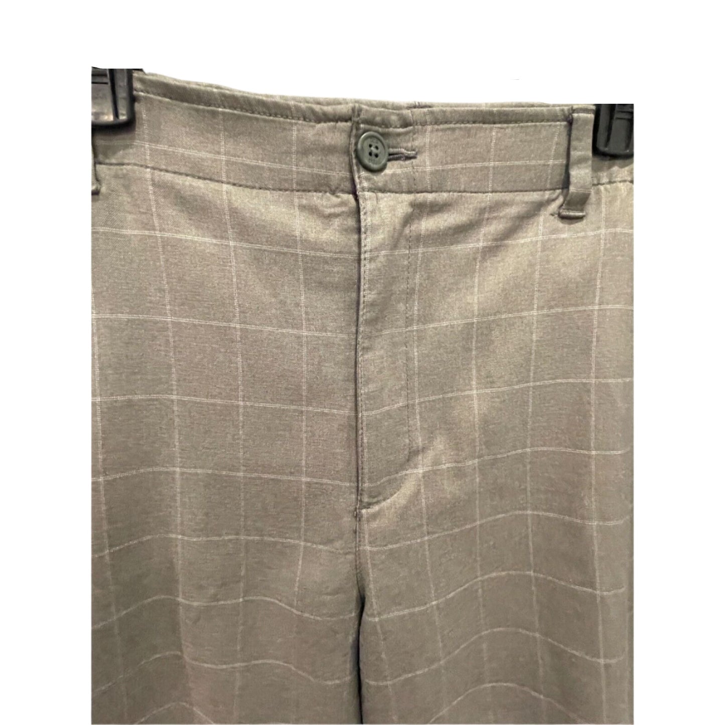 BCG Mens Shorts Plaid Active - Gray - 38 - Like New