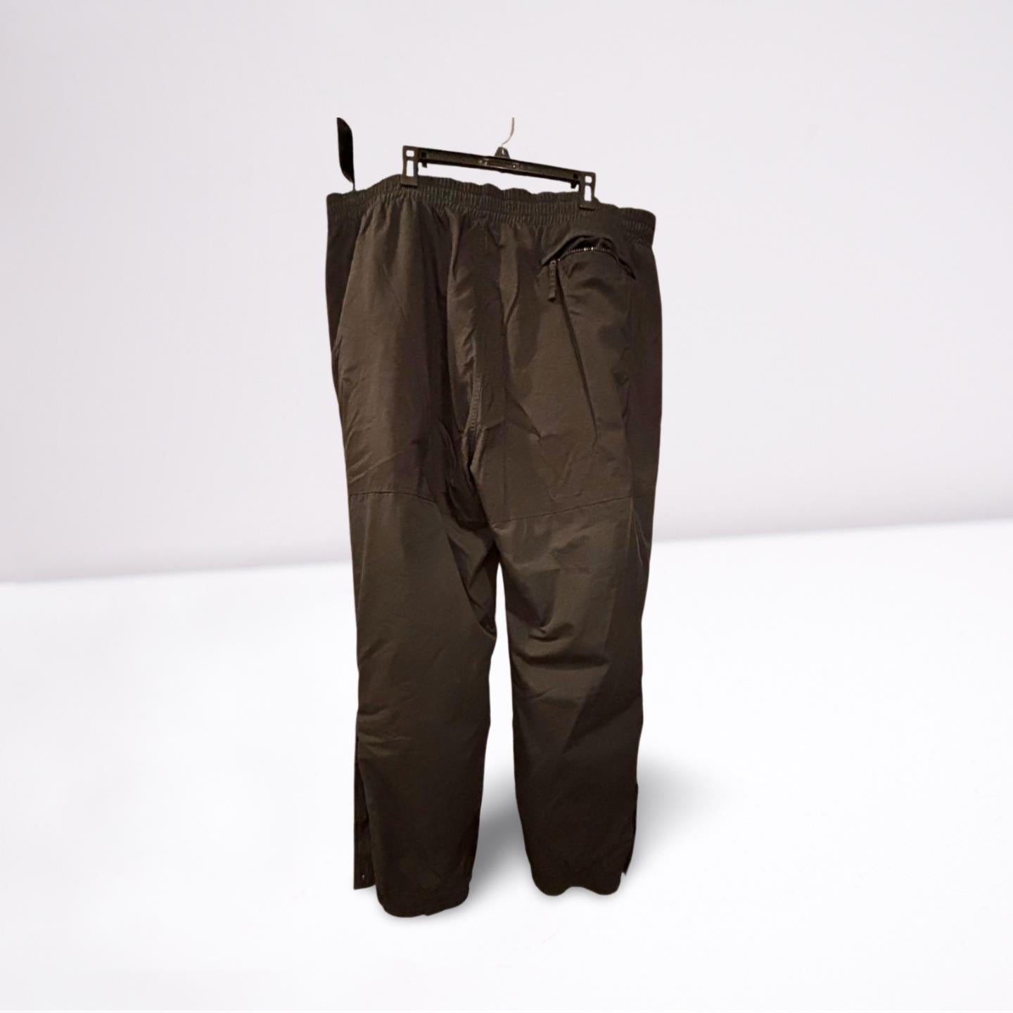 Cabela's Outdoor Gear Men's Waterproof Rain Pants Polyester Nylon Black Sz 3XL