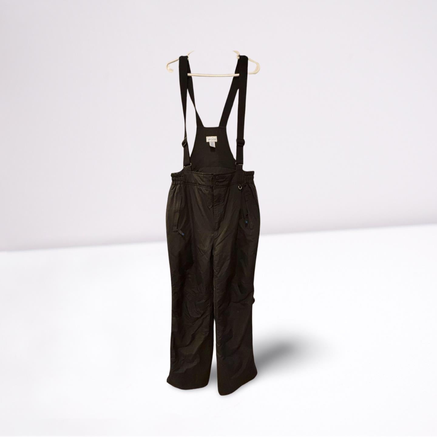 SLALOM Snow Pants Overalls Women's Sz X-Large Insulated Ski Snowboard Black XL