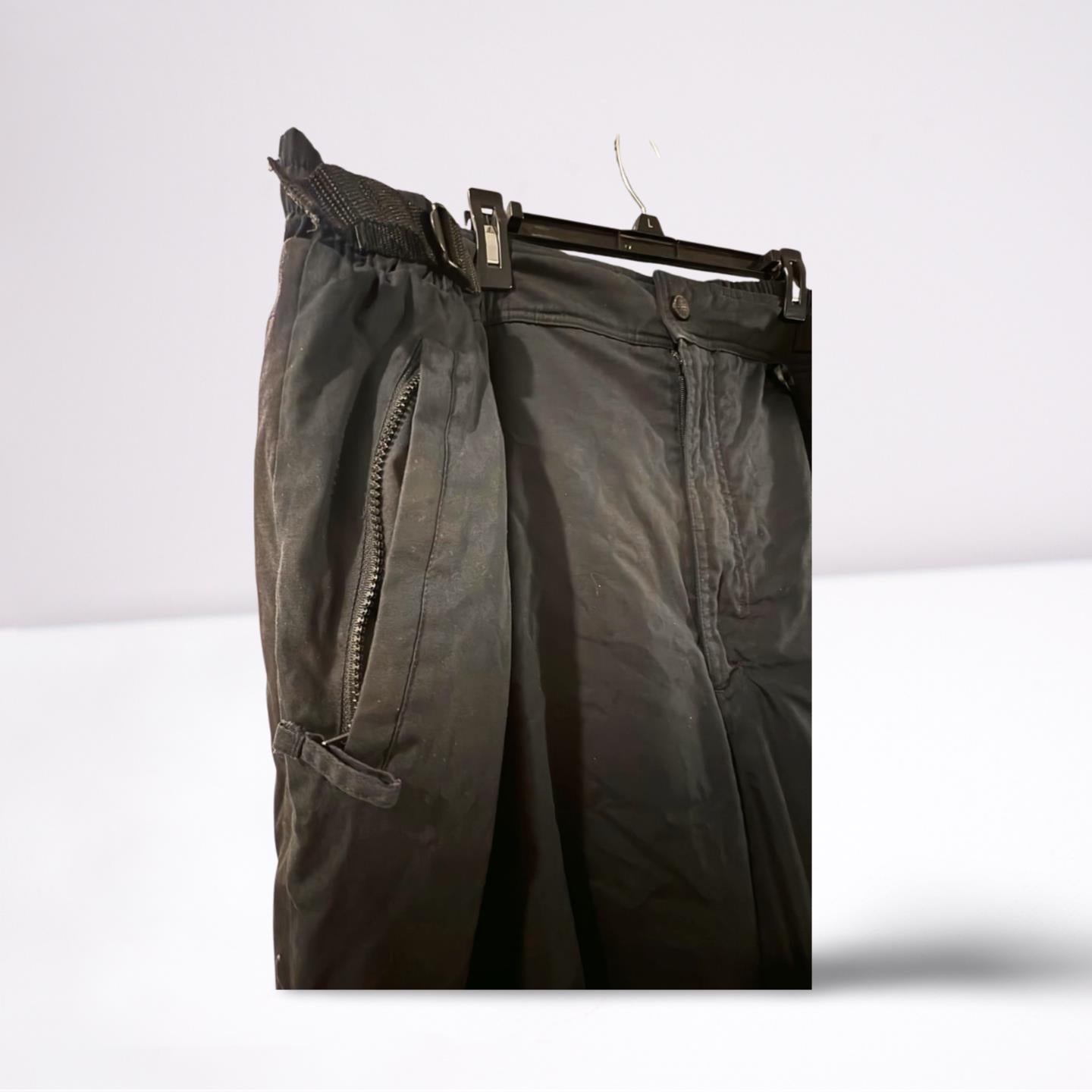 Cabela's Outdoor Gear Men's Waterproof Rain Pants Polyester Nylon Black Sz 3XL