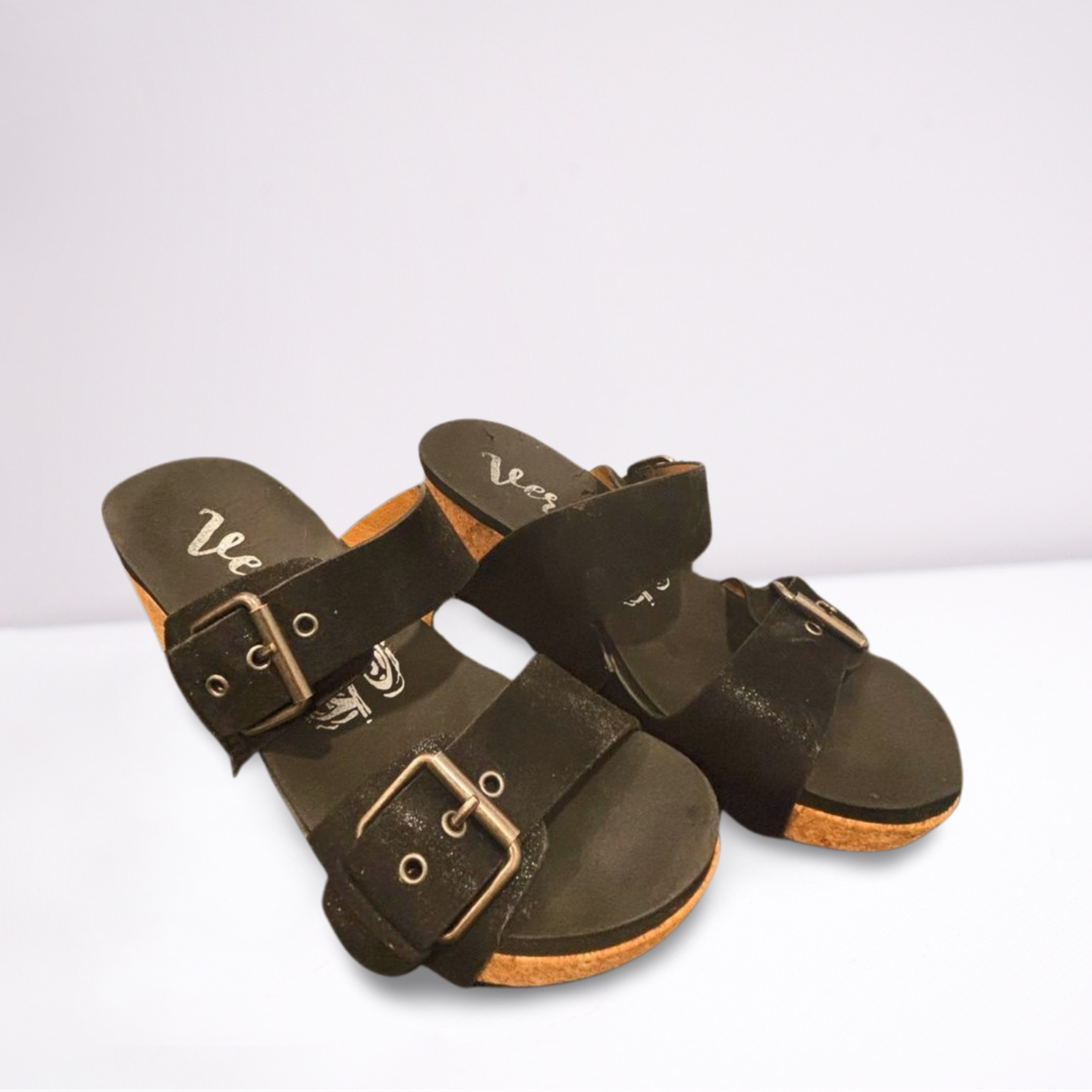 Very G Black Wedges Size 9 Good Condition Comfortable Women’s Shoes