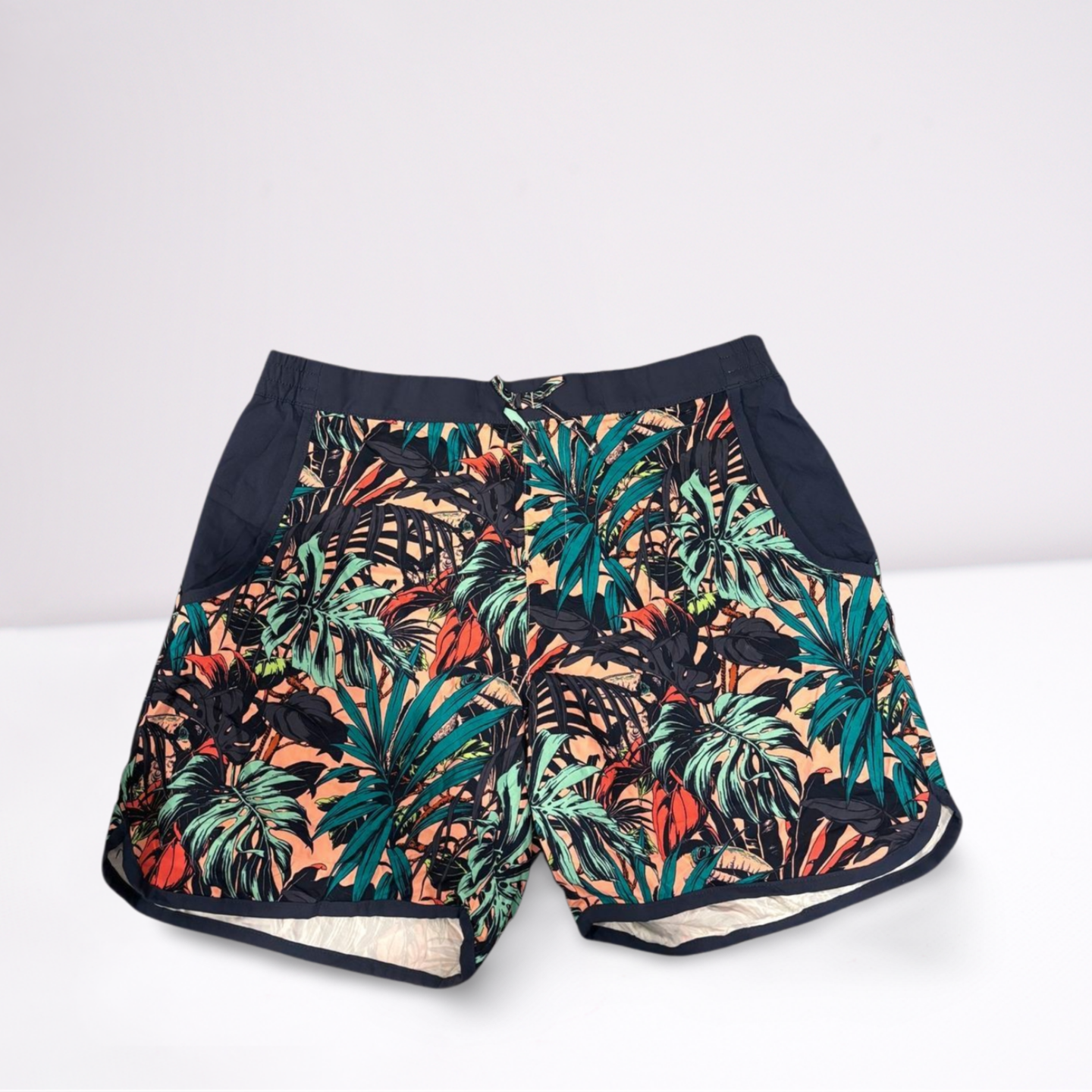 Womens Columbia Athletic Short Size XL Multi-Color Floral