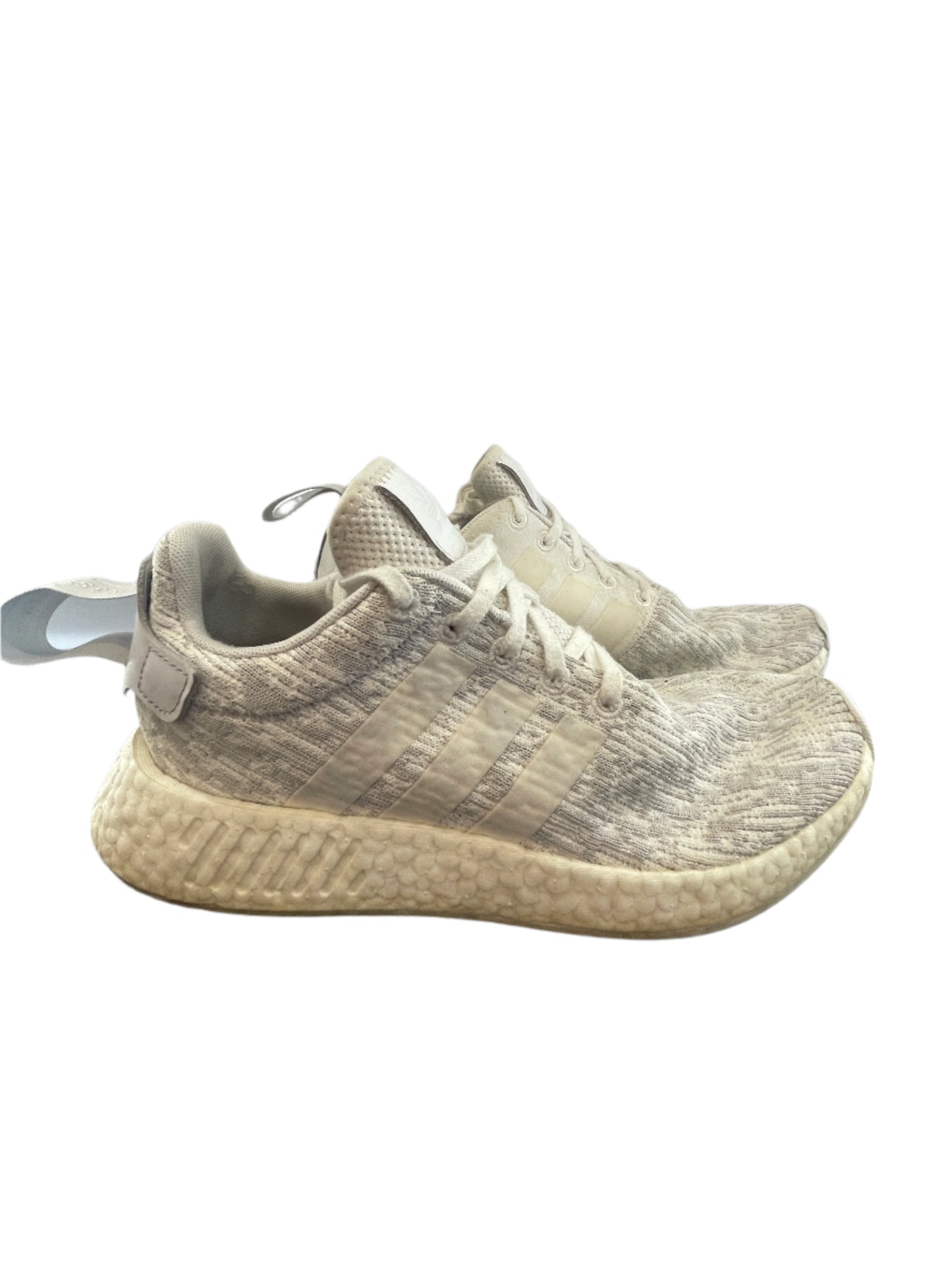 Adidas NMD R2 Womens Size 8 Sneakers Casual Shoes BY8691 White Boost
