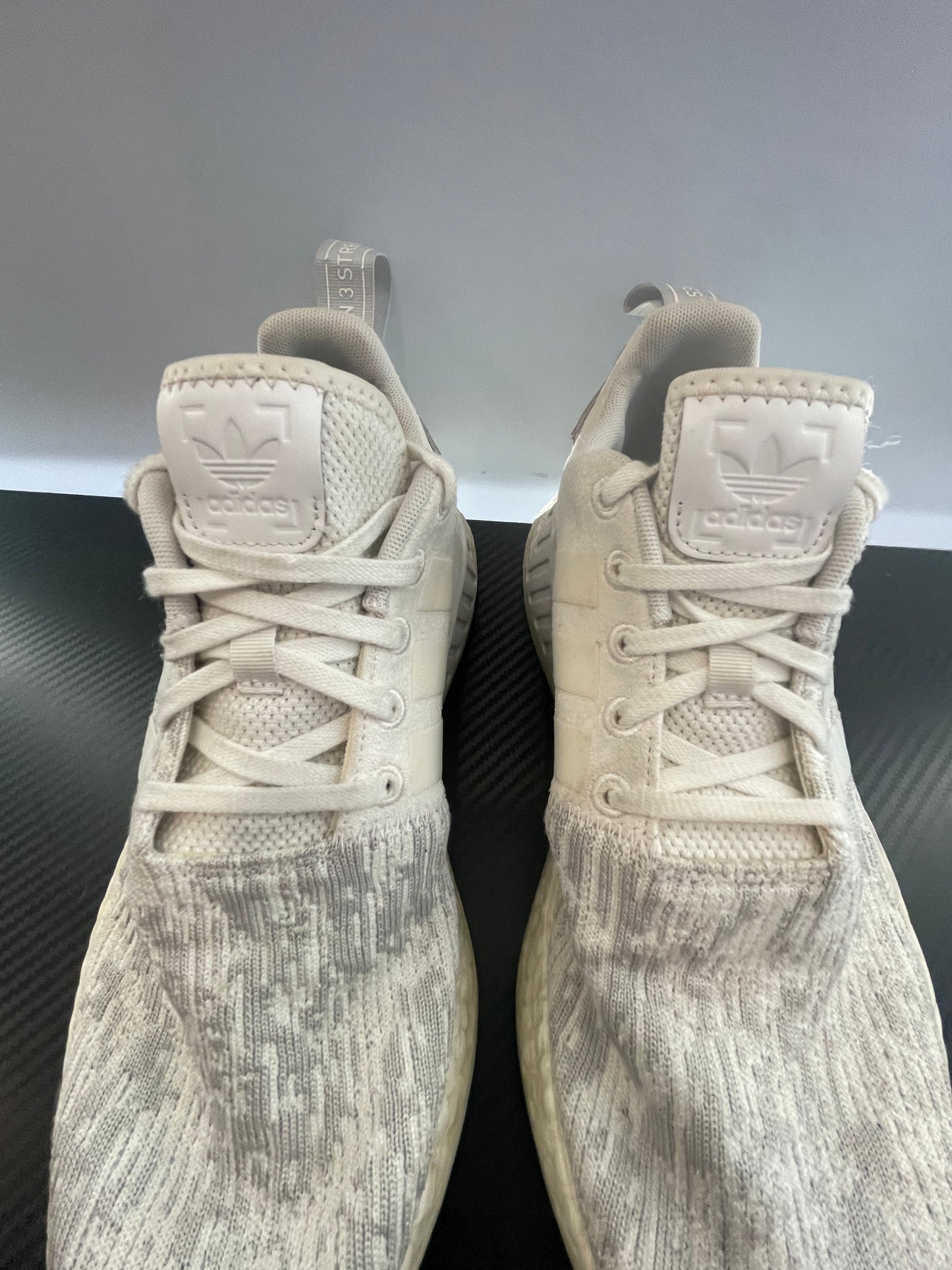 Adidas NMD R2 Womens Size 8 Sneakers Casual Shoes BY8691 White Boost