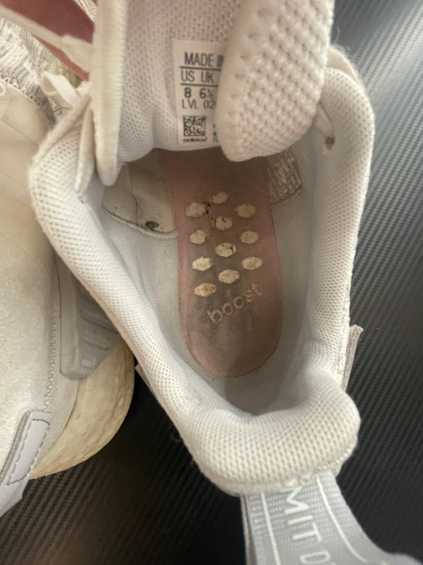 Adidas NMD R2 Womens Size 8 Sneakers Casual Shoes BY8691 White Boost