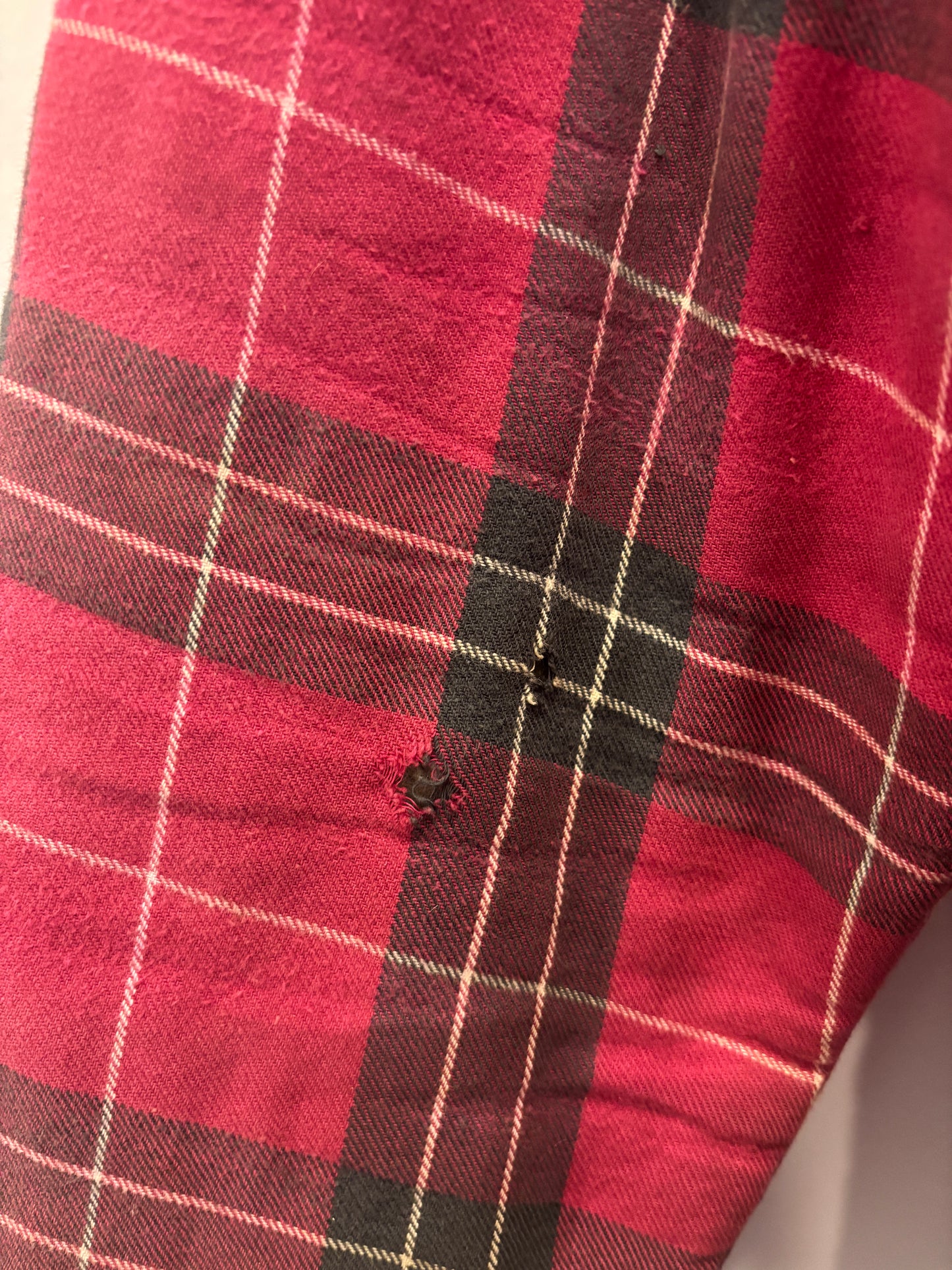 Mens St. Johns Bay Jackets & Coat Size Large Red Plaid