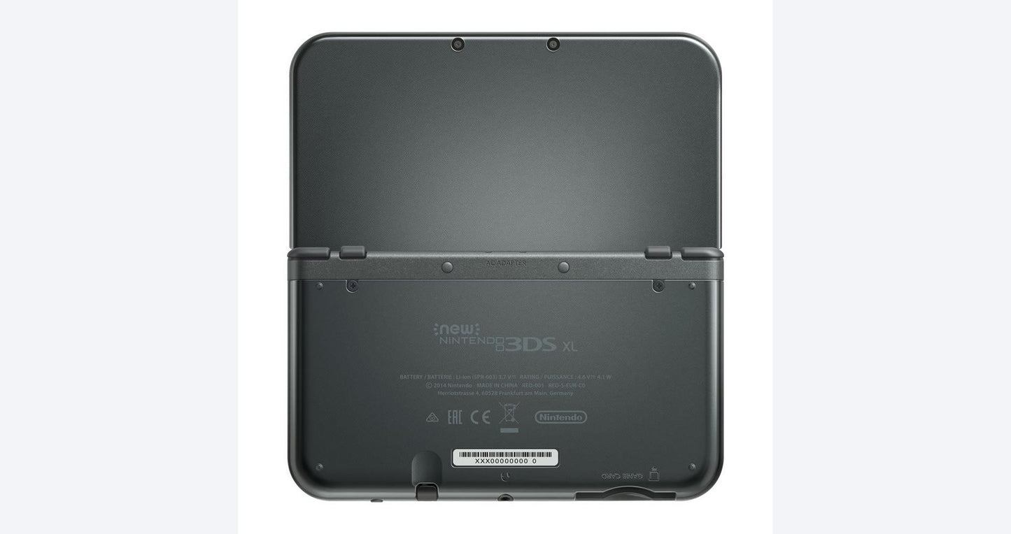 Nintendo 3DS XL LL Black Video Game Console - Custom Refurb Enhanced