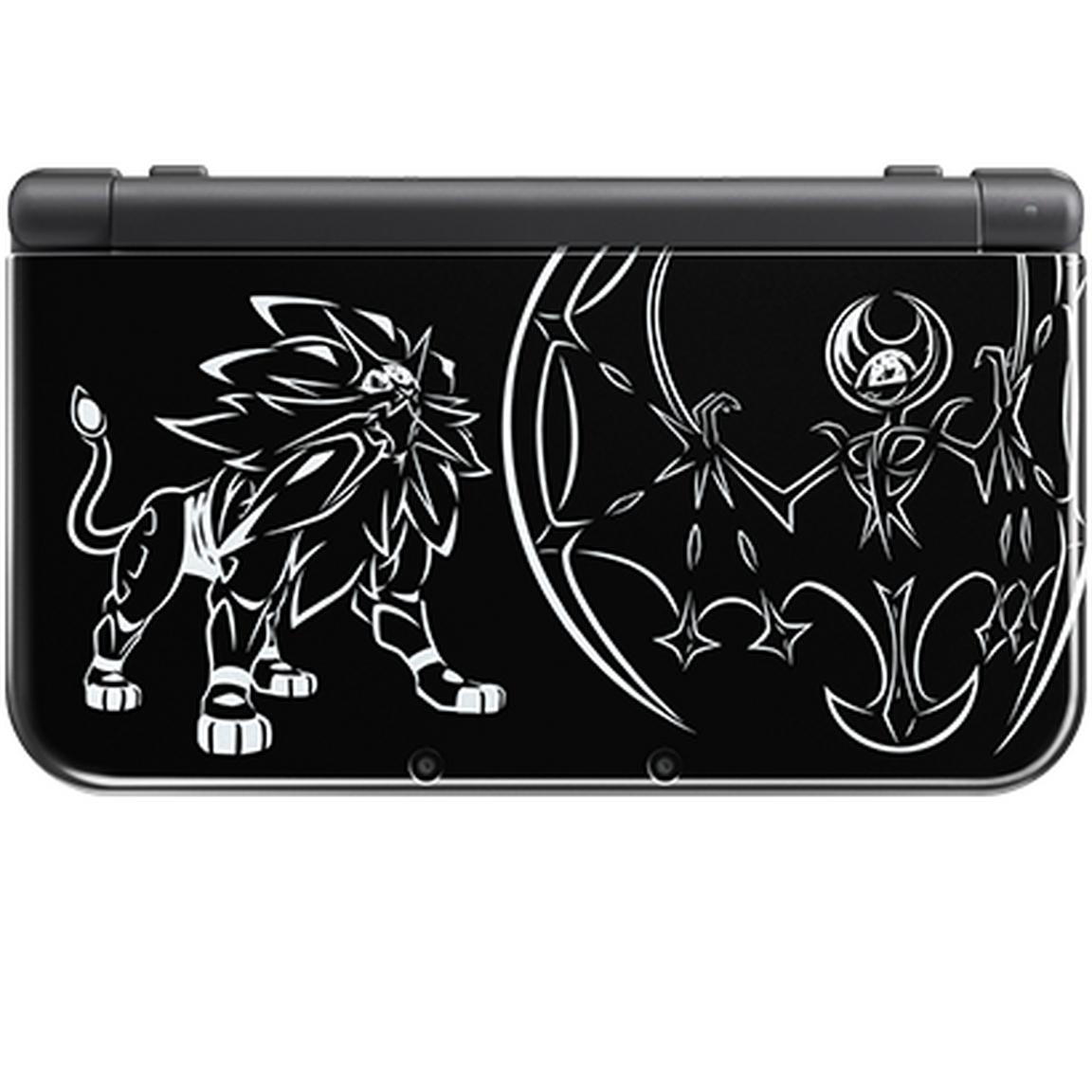 Nintendo 3DS XL LL Gold/Black Solgaleo Lunala Black Edition Video Game Console - Custom Refurb Enhanced