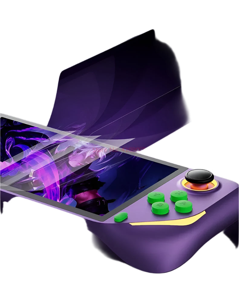 RetroWorldGames E6 Plus Handheld Rk3568 Purple/Green Video Game Console