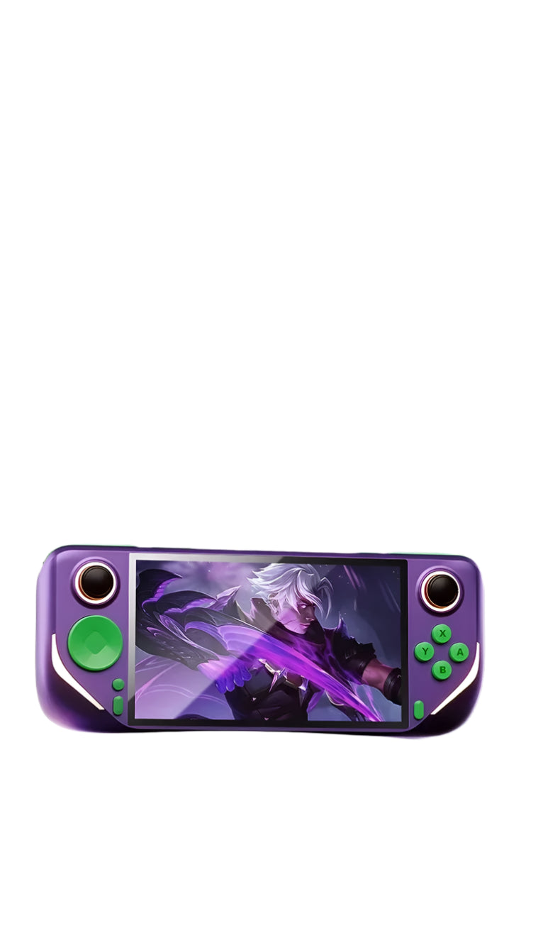 RetroWorldGames E6 Plus Handheld Rk3568 Purple/Green Video Game Console