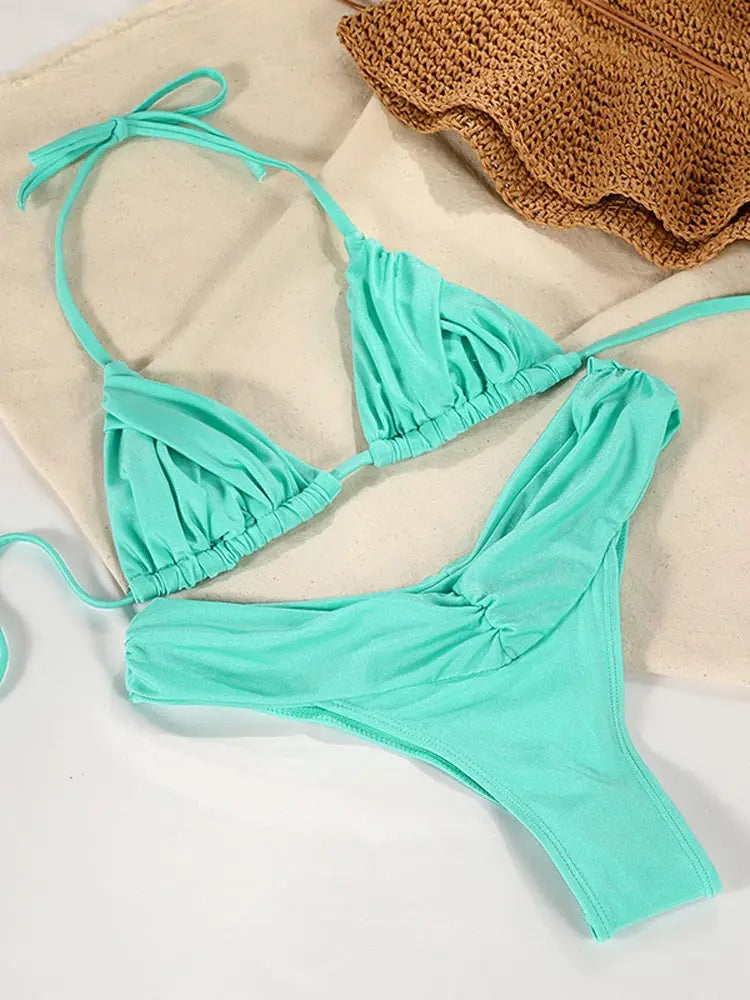 Elegant 2 Piece Bikini Set Multiple Colors
