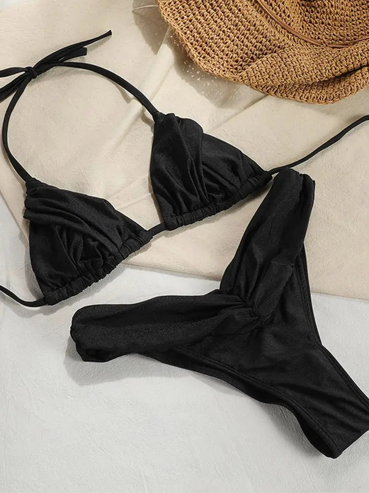 Elegant 2 Piece Bikini Set Multiple Colors
