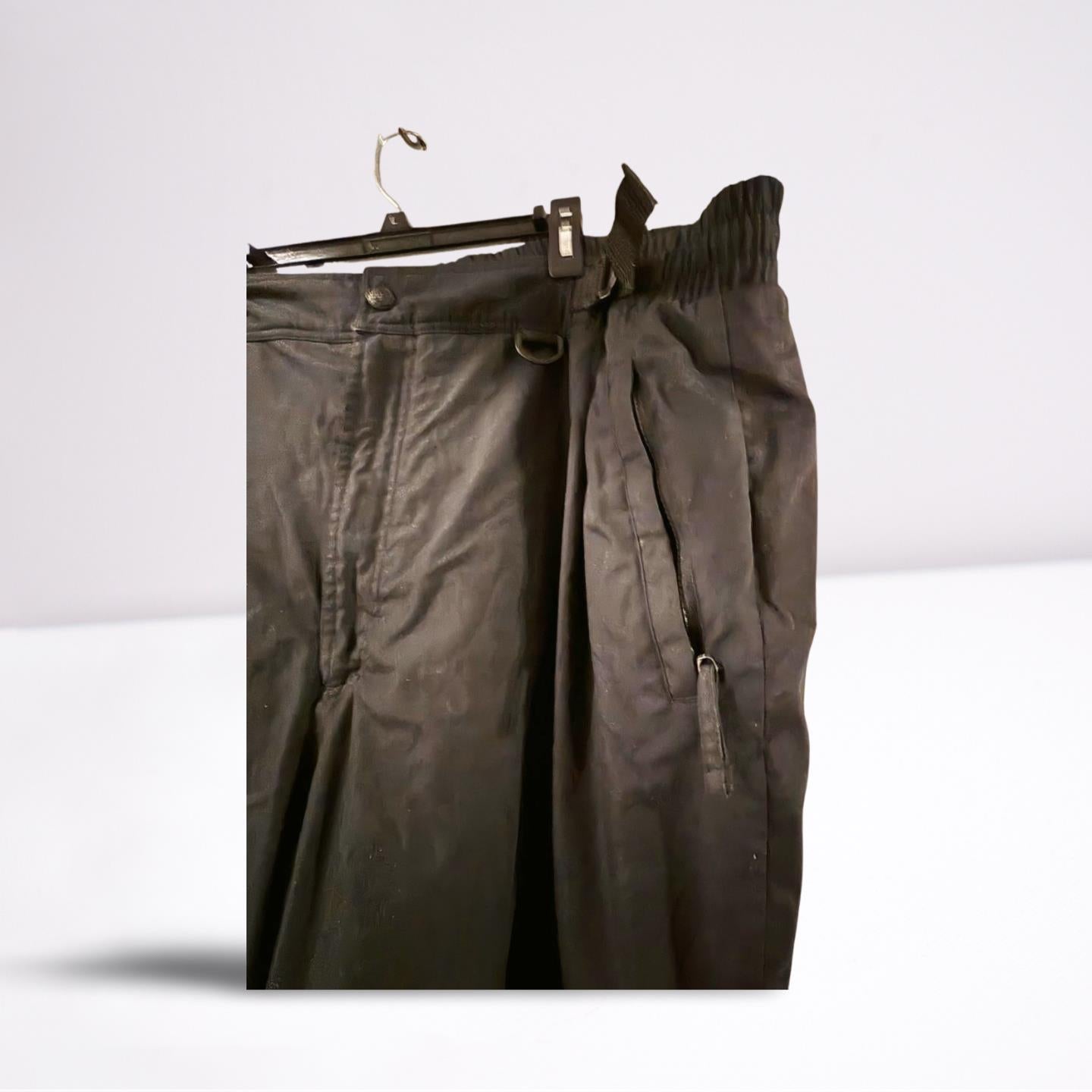 Cabela's Outdoor Gear Men's Waterproof Rain Pants Polyester Nylon Black Sz 3XL