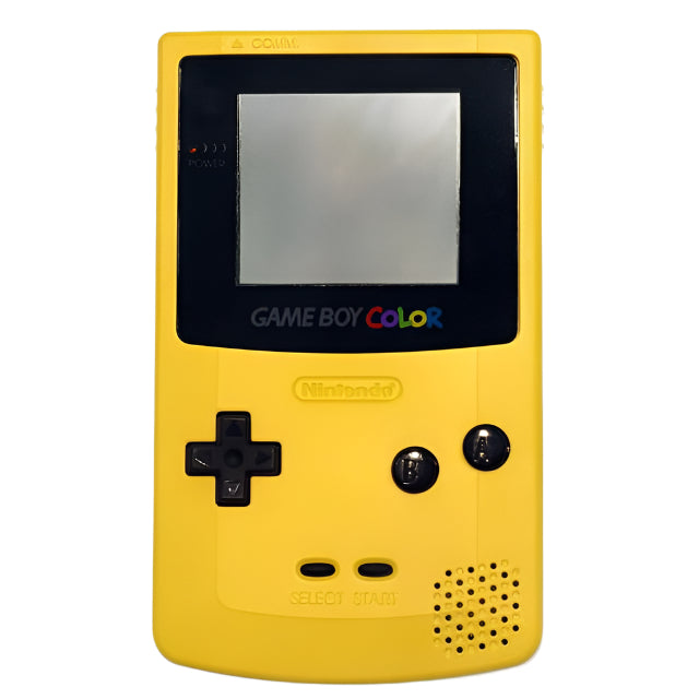 Nintendo Game Boy Color Yellow Video Game Console - Custom Refurb Enhanced