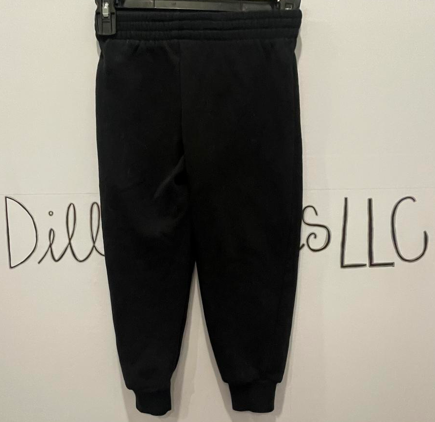 Champion Sweatpants Black w/ Gray Camo Logo Black Boys Sz 5 - Very Good