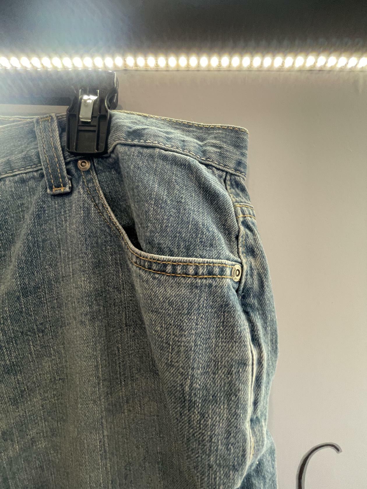 Red Camel Jeans Mens 38x30 Distressed Blue Denim Pants Bootcut Medium Wash Cotton