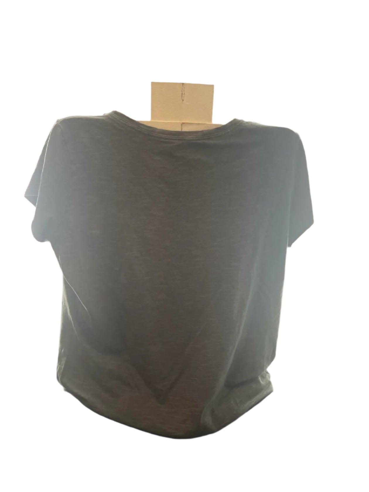 Columbia Womens T-Shirt V-Neck Pocket - Gray - XL - Very Good
