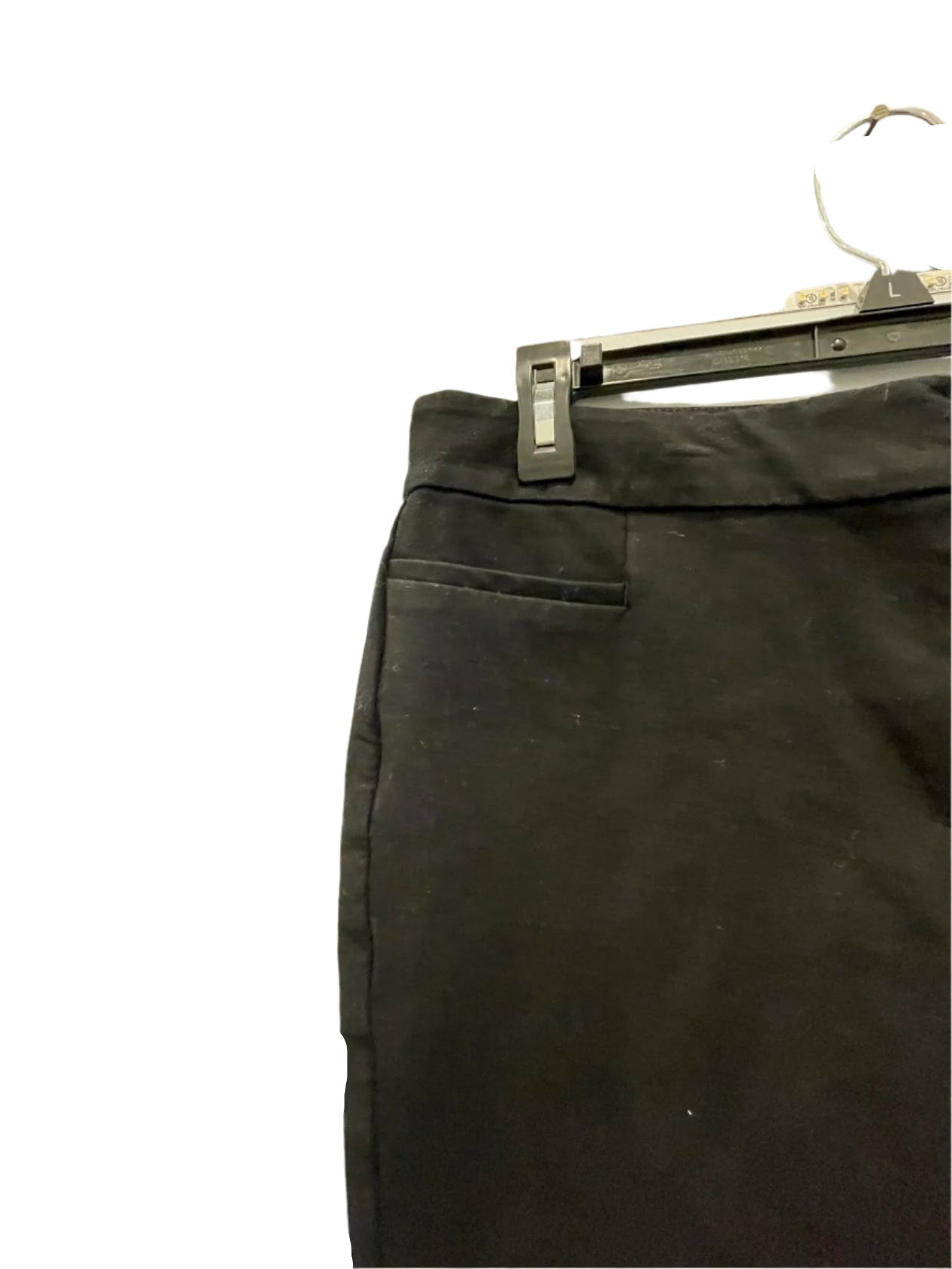 Ann Taylor Womens Dress Pants Petite - Black - 8P - Very Good