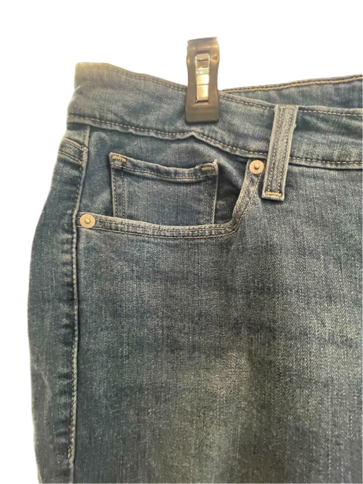 Levi Strauss Womens Jeans 414 Flare Relaxed Straight - Blue - 18W - Very Good