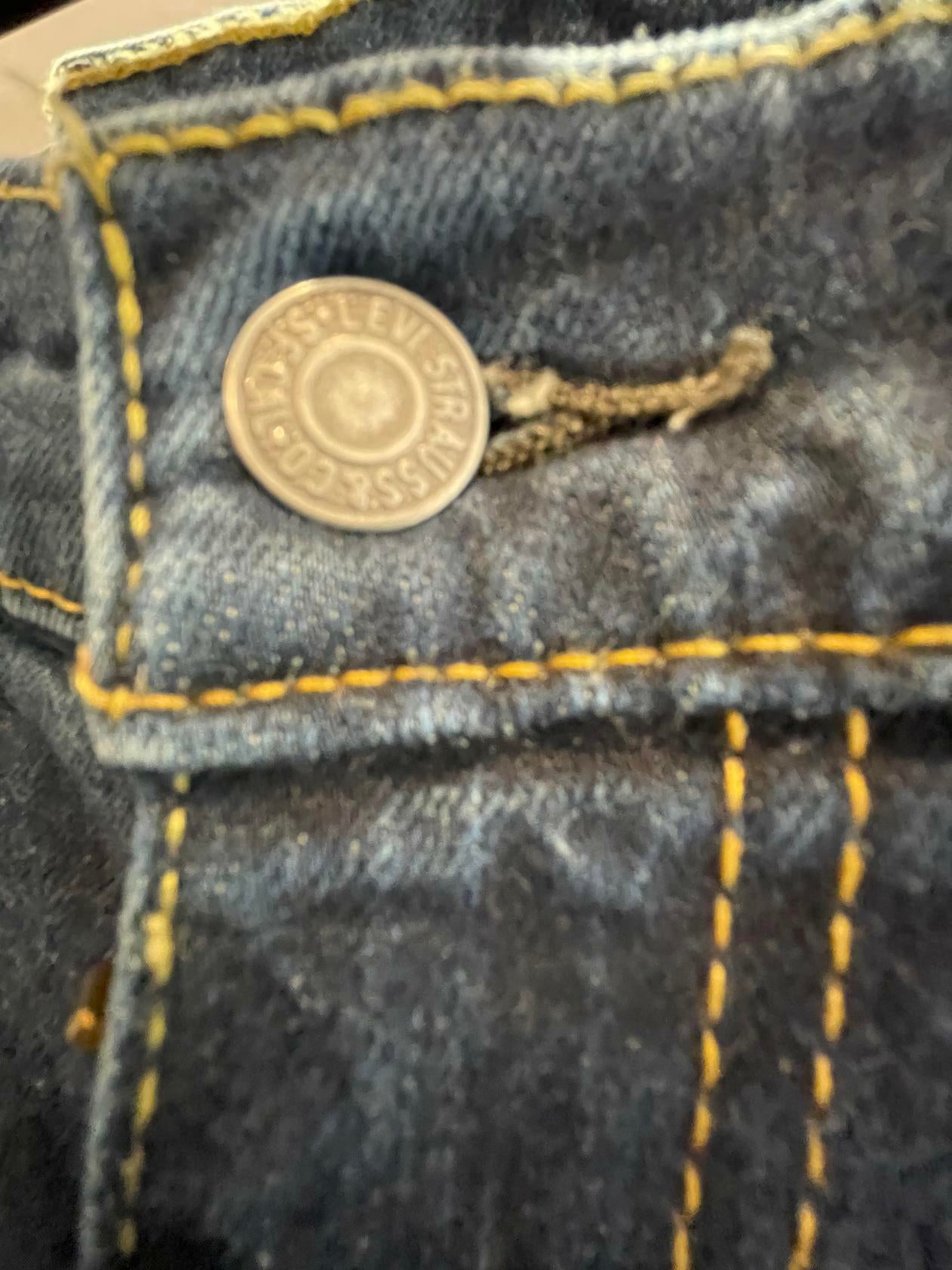 Levi Strauss 511 Straight Regular Jeans Size 32x30 Dark Wash