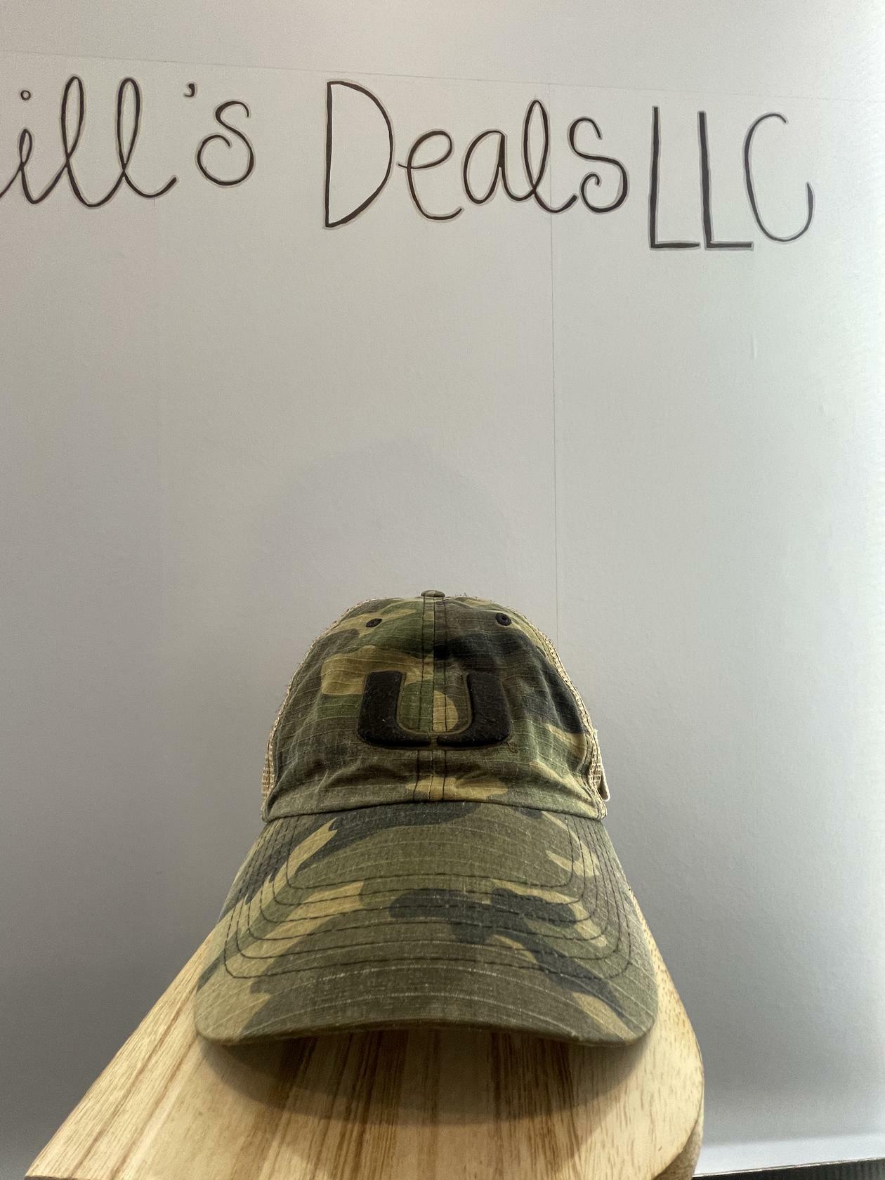 Towcaps Gorra de béisbol de camuflaje ajustable para hombre Miami Hurricanes Canes - Muy buena