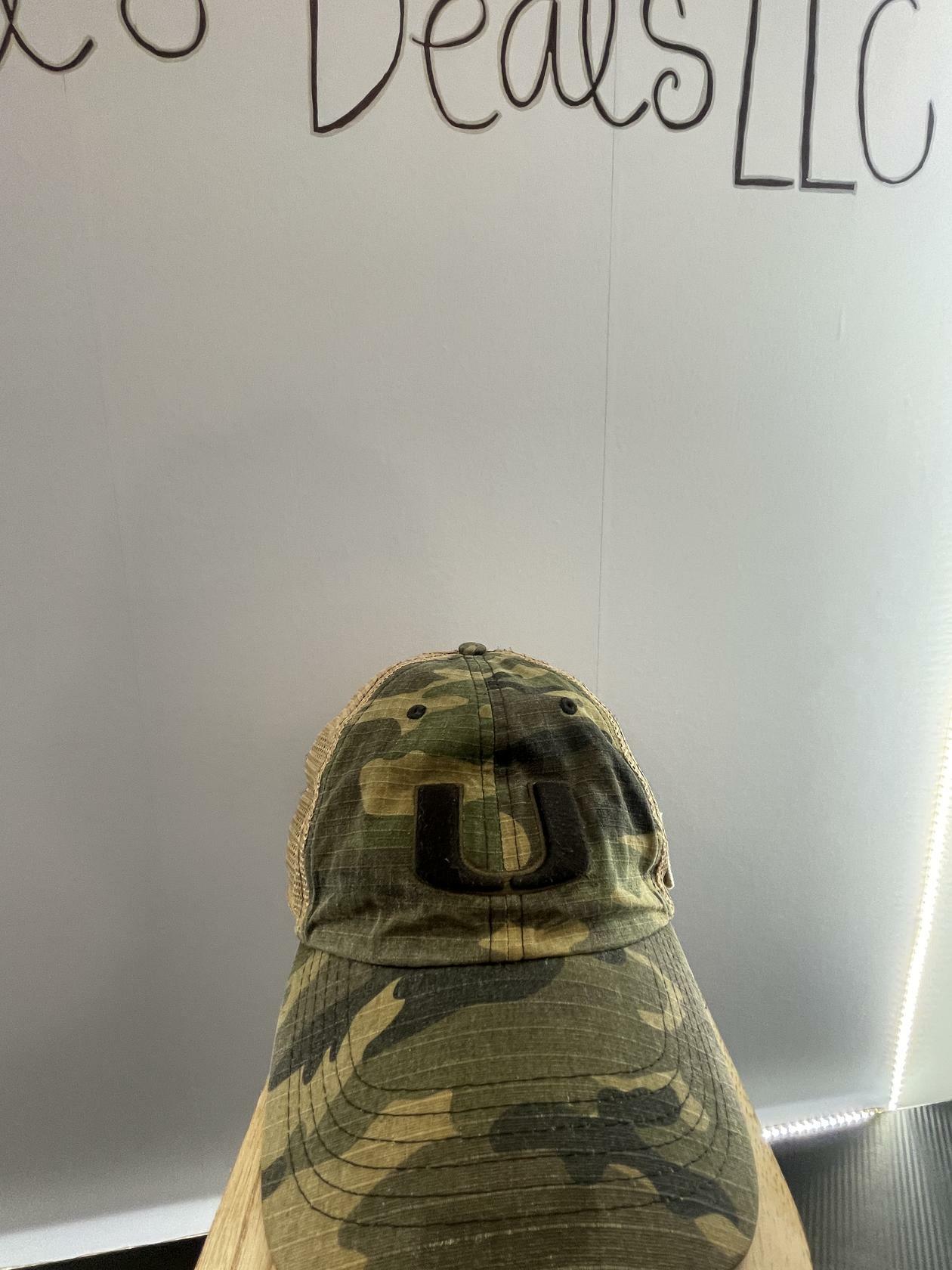 Towcaps Gorra de béisbol de camuflaje ajustable para hombre Miami Hurricanes Canes - Muy buena