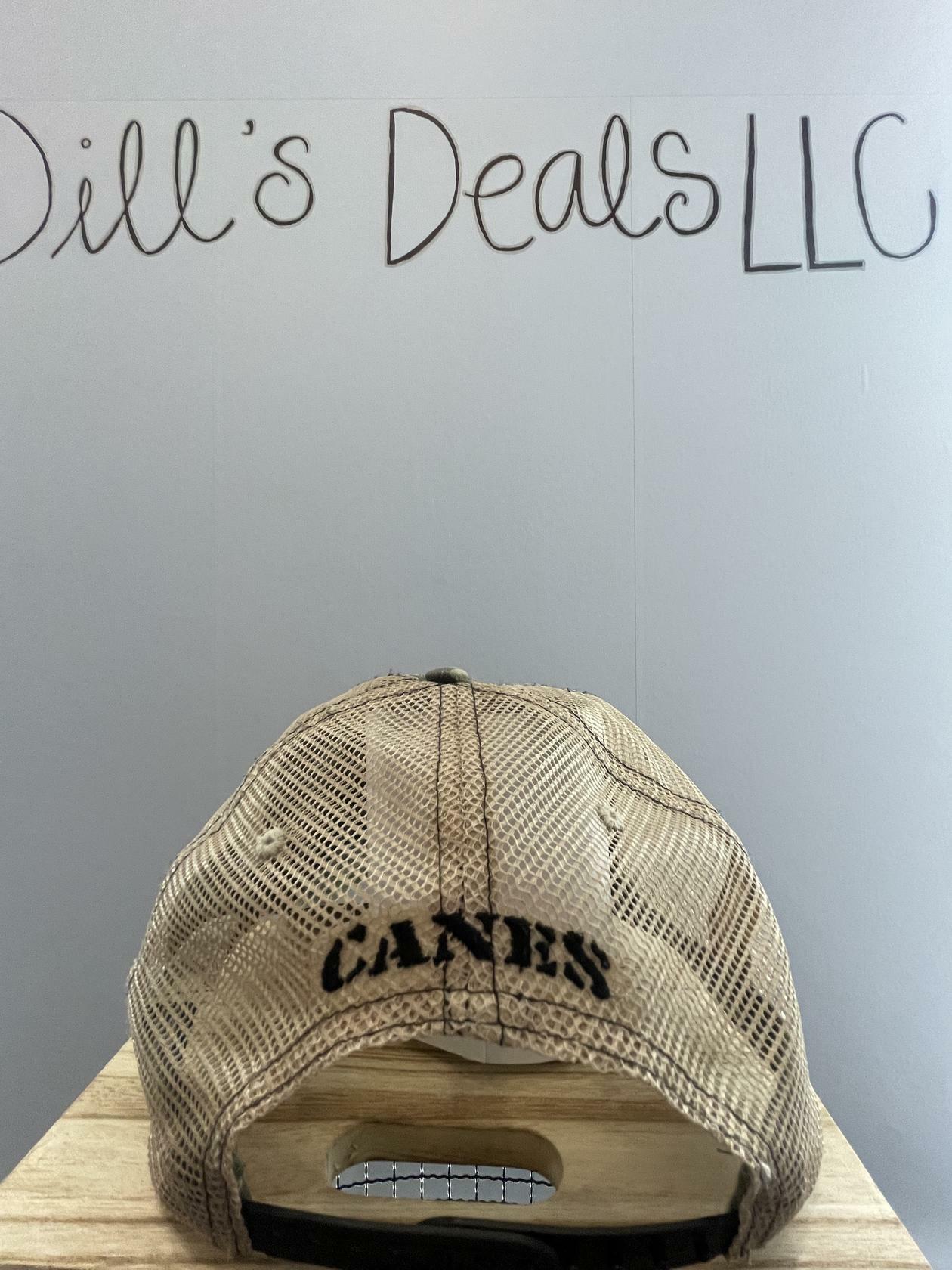 Towcaps Gorra de béisbol de camuflaje ajustable para hombre Miami Hurricanes Canes - Muy buena