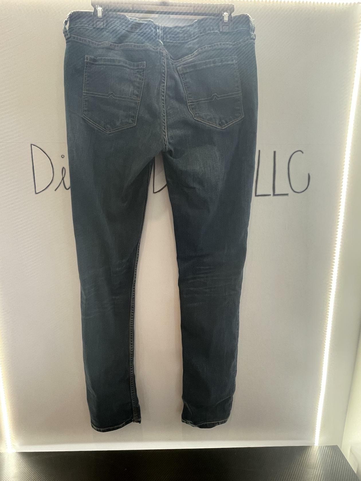 Women's Arizona Jean Company Dark Wash Skinny Jeans Jr's Size 13 Average - Very Good