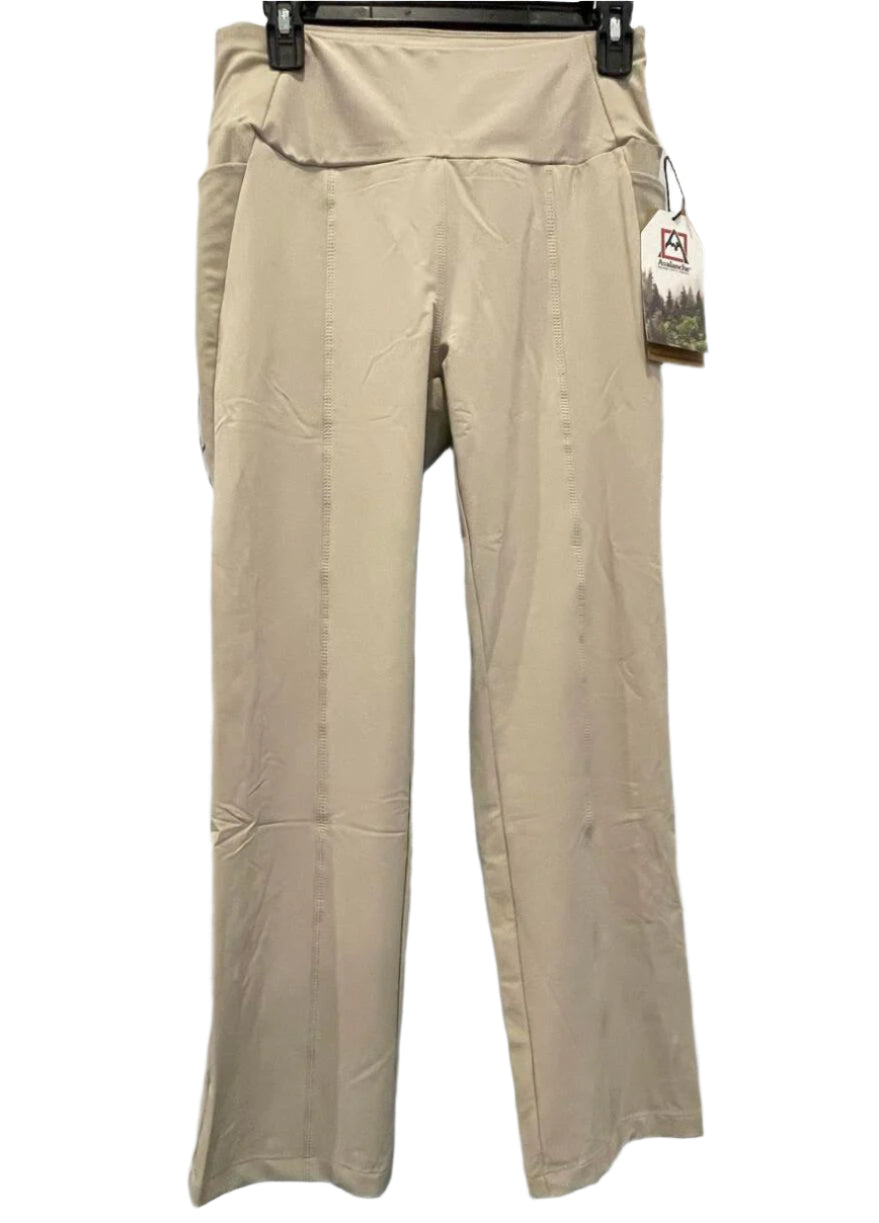 Avalanche Compression Leggings Cargo Pockets Beige Khaki Sz M High Waisted NWT