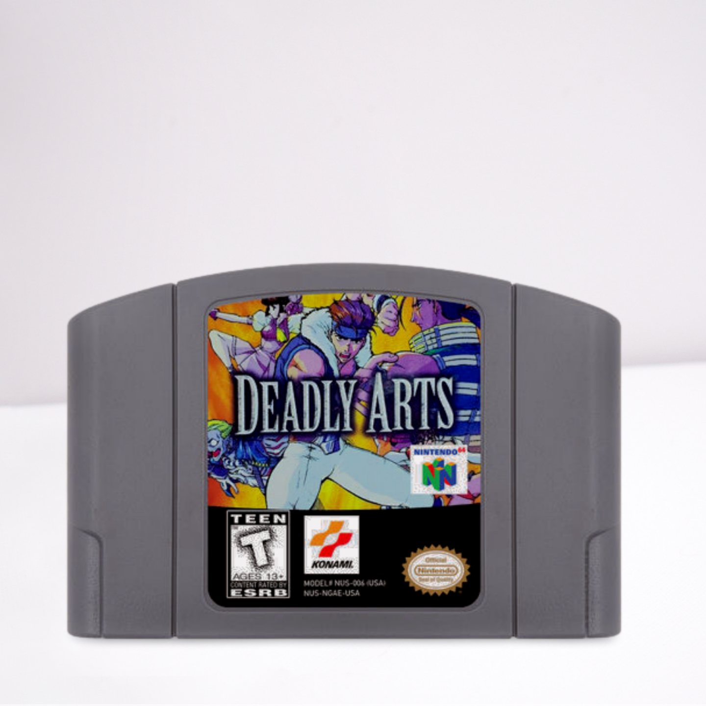 Deadly Arts N64 Video Game 1998 for Nintendo 64