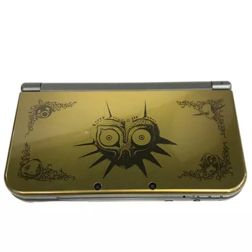 Nintendo 3DS XL LL Gold/Black Legend of Zelda Majora's Mask Limited Edition Video Game Console - Custom Refurb Enhanced