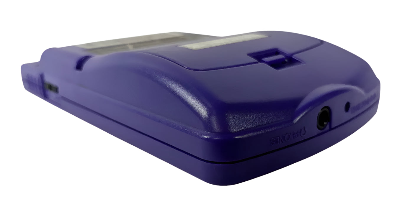 Nintendo Game Boy Color Purple Video Game Console - Custom Refurb Enhanced