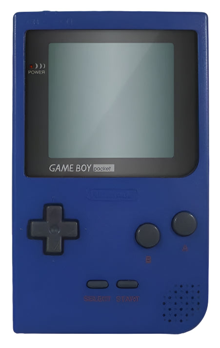 Nintendo Game Boy Pocket Blue Video Game Console - Custom Refurb Enhanced