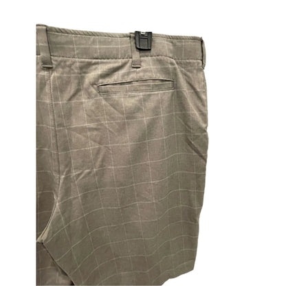 BCG Mens Shorts Plaid Active - Gray - 38 - Like New