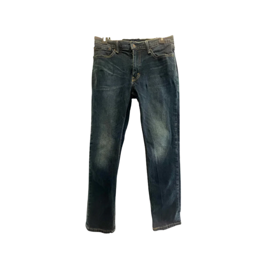Levi Strauss Mens Jeans 511 Dark Wash Straight Regular - Blue - 32X30 - Very Good