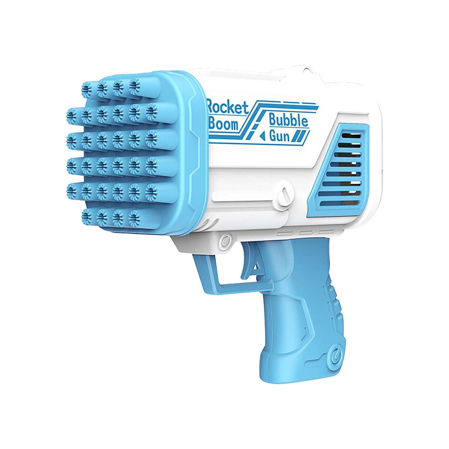 32-hole Electric Automatic Toy Soap Bubble Gun -  Rocket Bubble Machine - Portable, Indoor, Outdoor, Birthday Party, & more