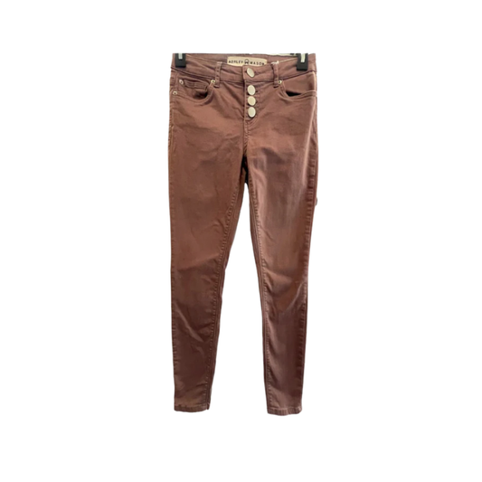 Ashley Mason Womens Jeans Skinny - Mauve - 3 - Like New