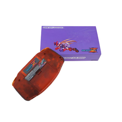 Nintendo Game Boy Advance Red Megaman Zero Edition Video Game Console - Custom Refurb Enhanced