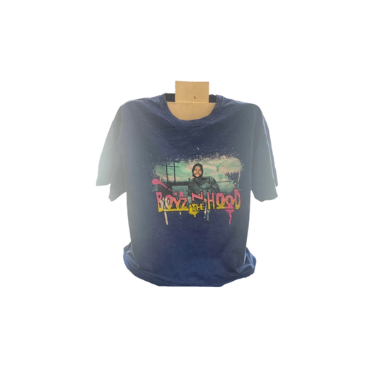 Thirty Single Unisex T-Shirt 303886 Boyz N The Hood Rappers NWA - Blue - Large - Like New