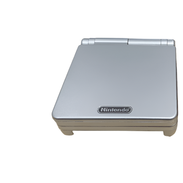 Nintendo Game Boy Advance SP Silver Video Game Console - Custom Refurb Enhanced