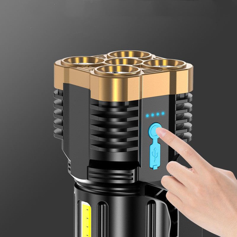 Antorcha multifunción LED de luz fuerte portátil para exteriores