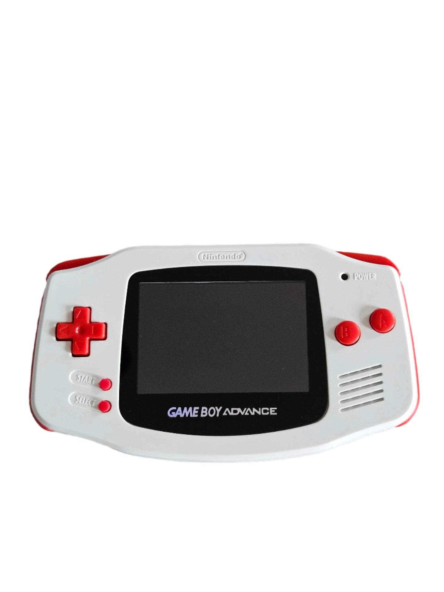 Nintendo Game Boy Advance White/Red Classic Super Mario Bros Edition Video Game Console - Custom Refurb Enhanced