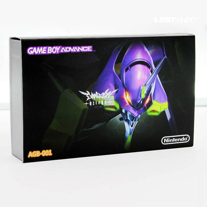 Nintendo Game Boy Advance Purple/Green Neon Genesis Evangelion Edition Video Game Console - Custom Refurb Enhanced