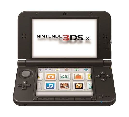 Nintendo 3DS XL LL Black Video Game Console 128GB - Custom Upgraded Enhanced