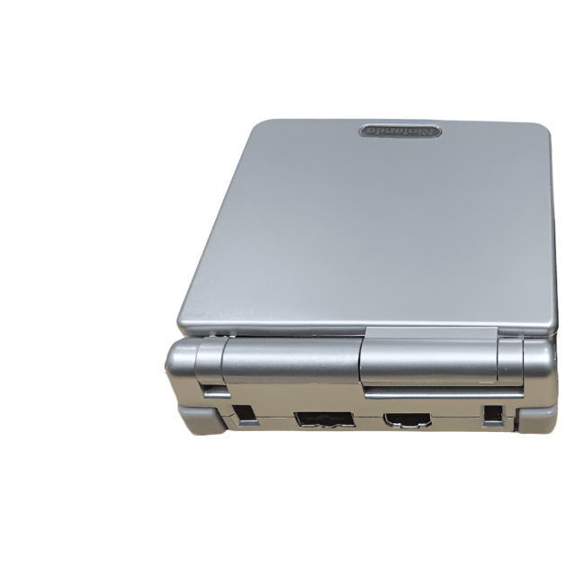 Nintendo Game Boy Advance SP Silver Video Game Console - Custom Refurb Enhanced