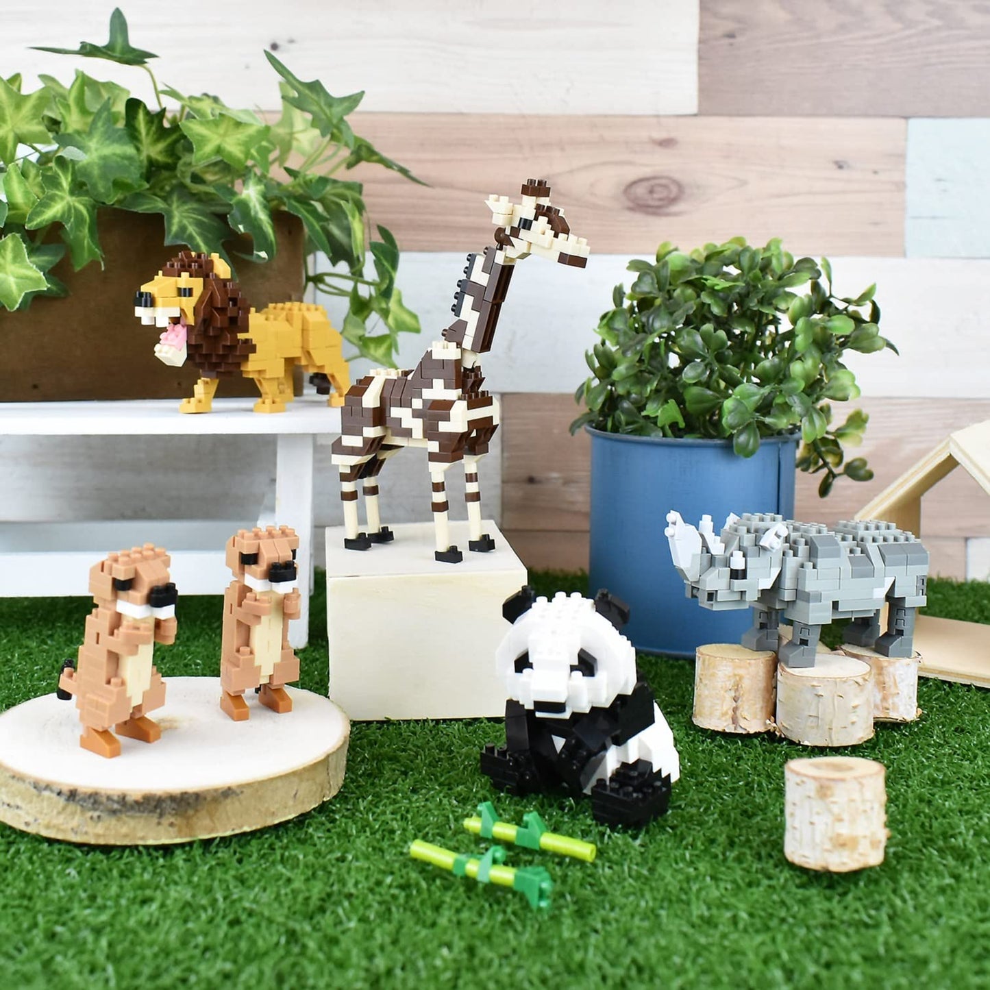 nanoblock - Giant Panda [Animals], Collection Series Building Kit