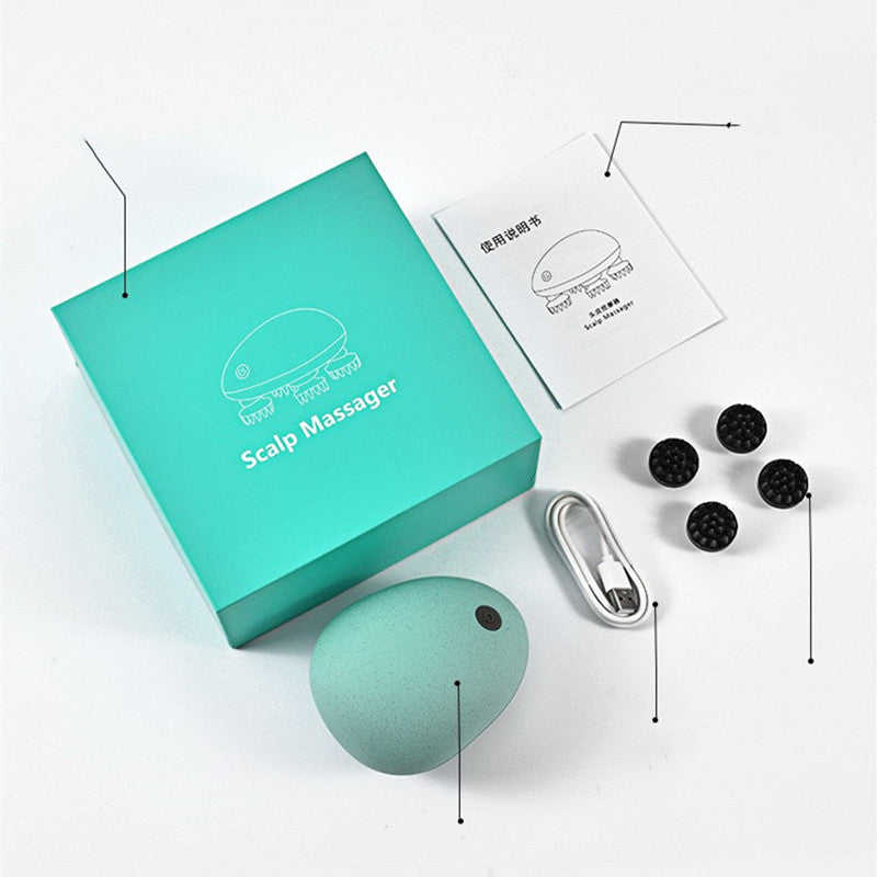 Silicone Electric Head Gripper Massager
