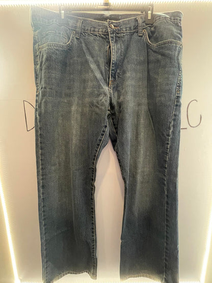 Jeans azules con corte de bota Calvin Klein para mujer talla 38 W - 33 "L