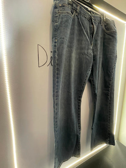 Jeans azules con corte de bota Calvin Klein para mujer talla 38 W - 33 "L